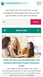 Mobile Screenshot of educations.de