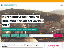 Tablet Screenshot of educations.de